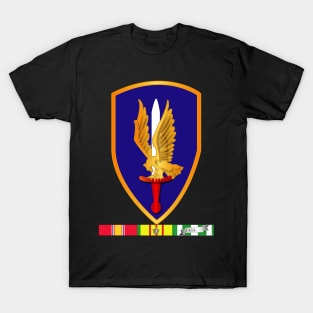 1st Aviation Brigade Vietnam w SVC wo Txt T-Shirt